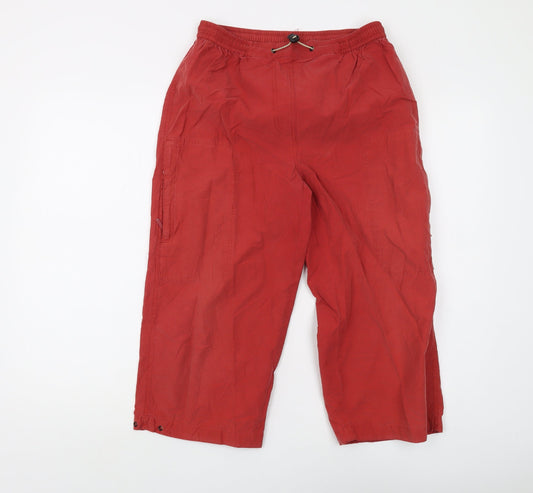 Trespass Women's Red Cargo Trousers, Size S, Casual Wear