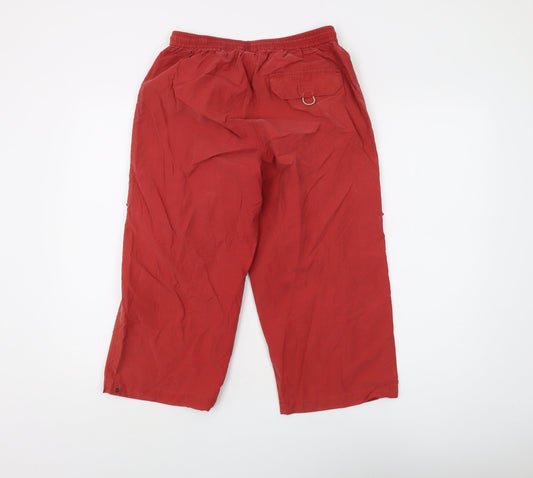 Trespass Women's Red Cargo Trousers, Size S, Casual Wear
