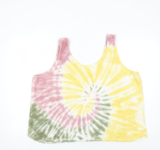 Womens UK Size XL Old Navy Multicoloured Cotton Blend Tank