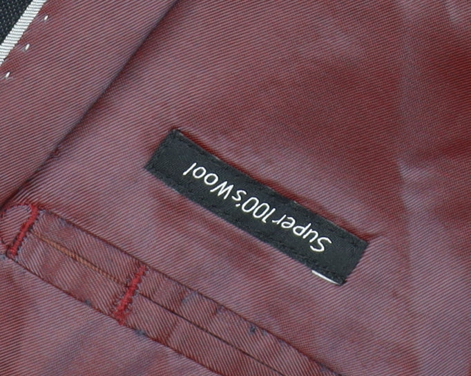 Austin Reed Men's Black Blazer 40 Regular Formal