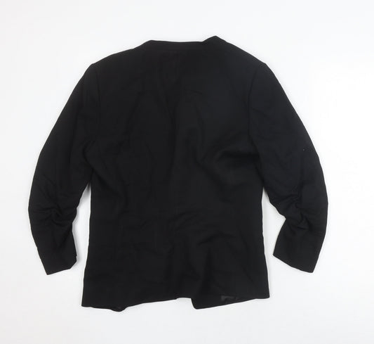 H&M Women's Black Suit Jacket, Size 12, Regular Fit