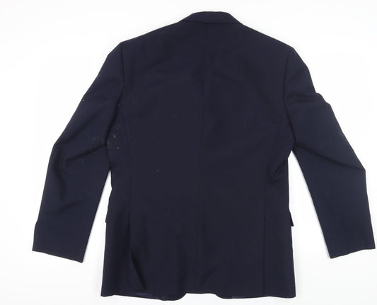Varteks Men's Blue Blazer Size 40R for Formal Wear