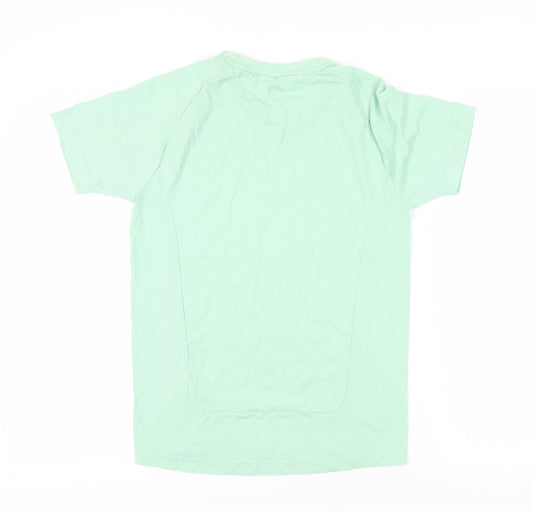 Puma Unisex Green Crew Neck T-Shirt, Size S