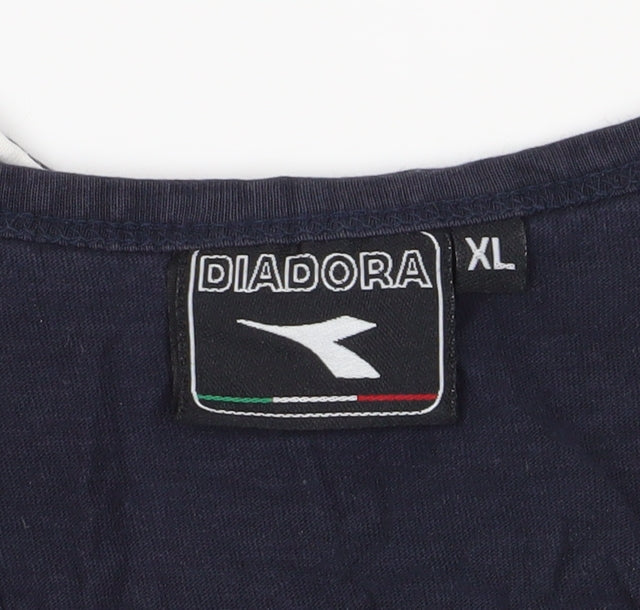 Diadora Men's Blue Sleeveless Tank Top XL