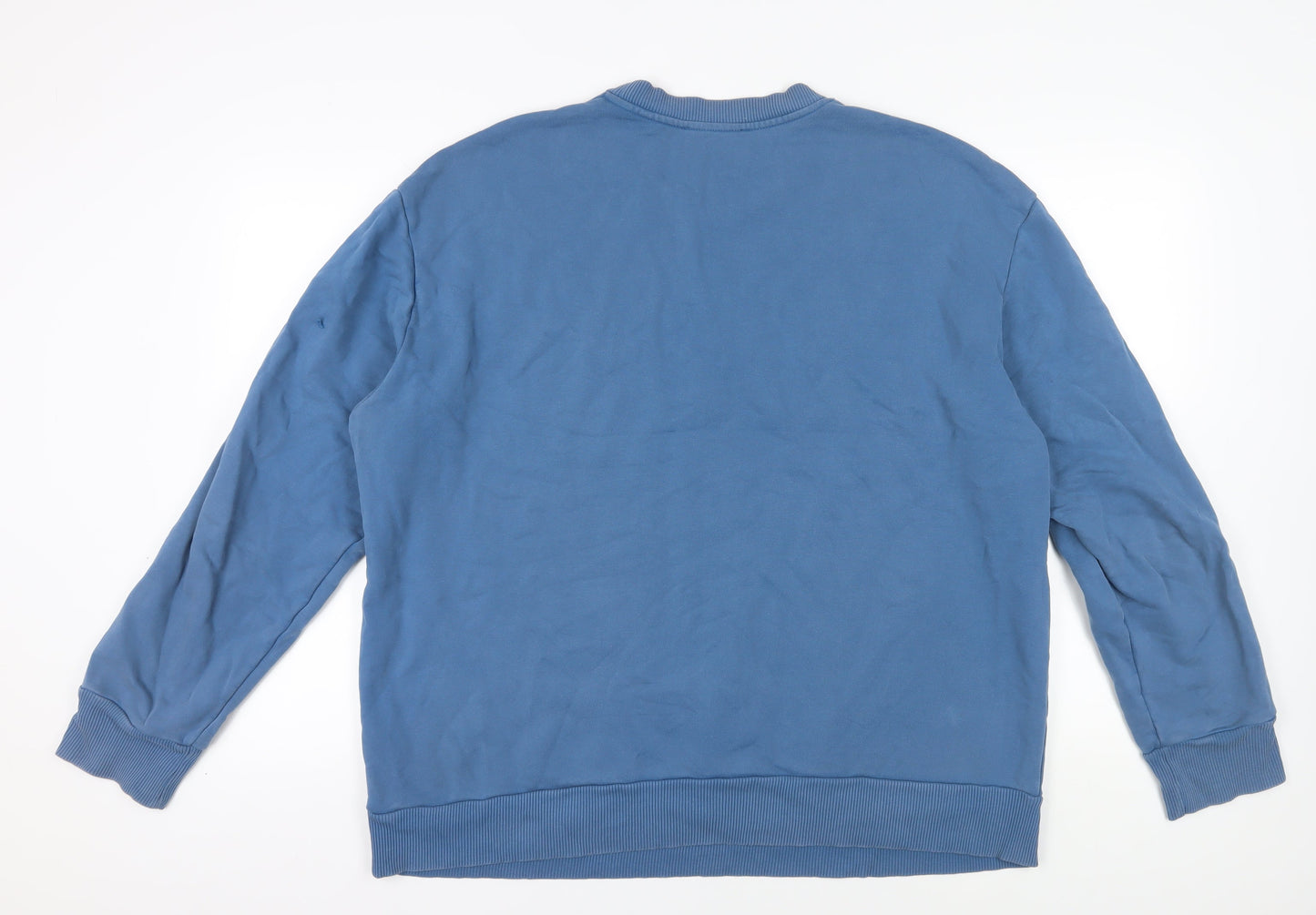 Diesel Men's Blue Pullover Sweatshirt 2XL Logo