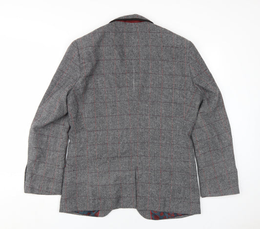 Broadstone Bros Men's Grey 40R Classic Blazer