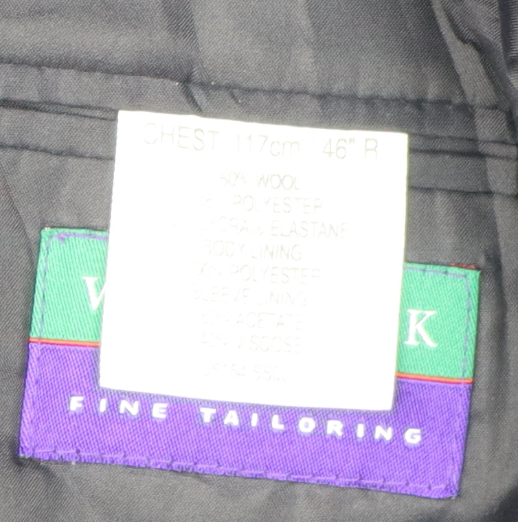 Westbrook Men's Black Blazer, Size 46R, Formal Wear