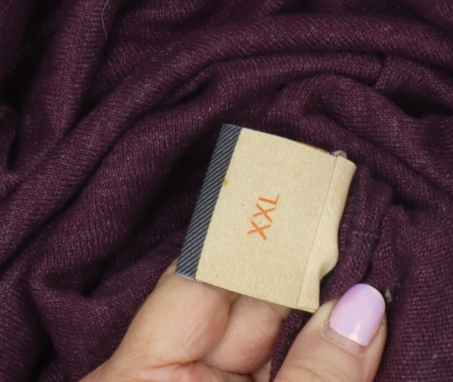 Boss Orange Men's Purple Pullover Jumper 2XL Knit