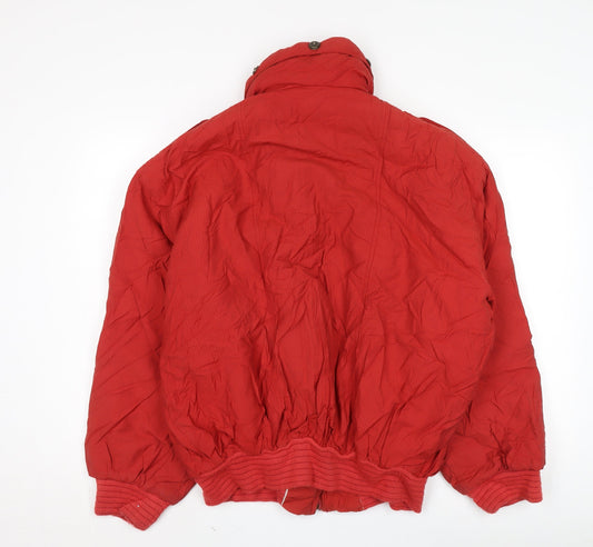 Head Men's Red Bomber Jacket Stand-Up Collar