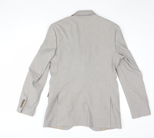 Marks and Spencer Men's Beige Blazer - Size 38R