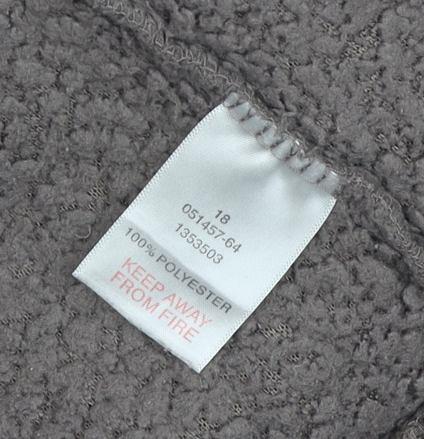 Brand and care label for Peter Storm Women's Brown Hooded Jacket, size 18