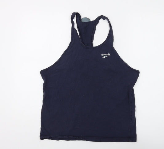 Reebok Unisex Blue L Tank Top Cotton