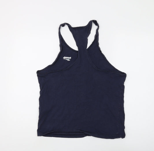 Reebok Unisex Blue L Tank Top Cotton