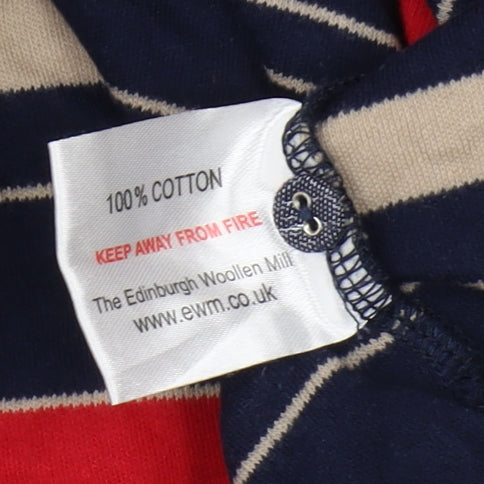 The Edinburgh Woollen Mill Women's Striped Polo - Size 14-16