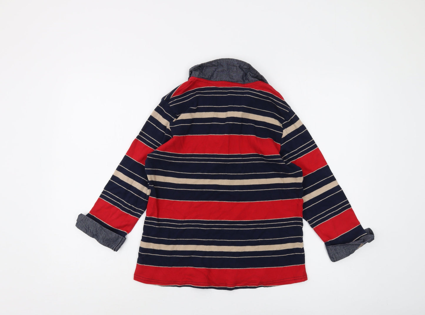 The Edinburgh Woollen Mill Women's Striped Polo - Size 14-16