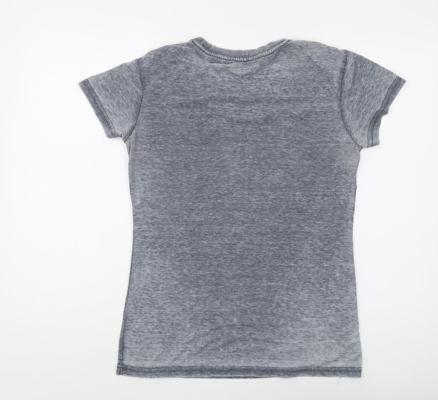 Hard Rock Grey T-Shirt Unisex Adults L Graphic Print