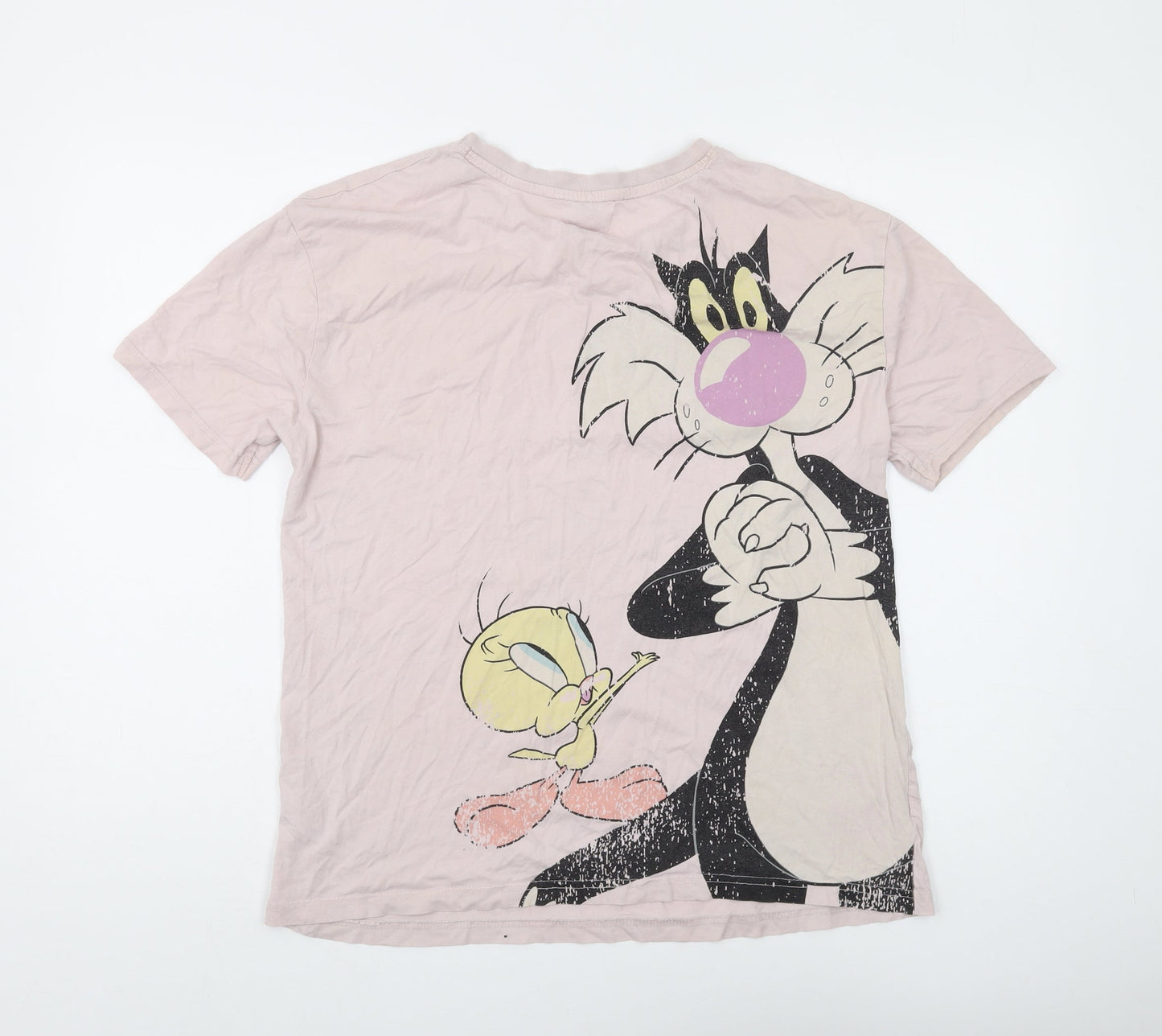 Looney Tunes Women's Pink XS Basic T-Shirt