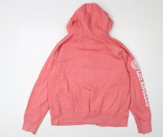 Miss Smith and Jones Women's Pink Full Zip Hoodie L