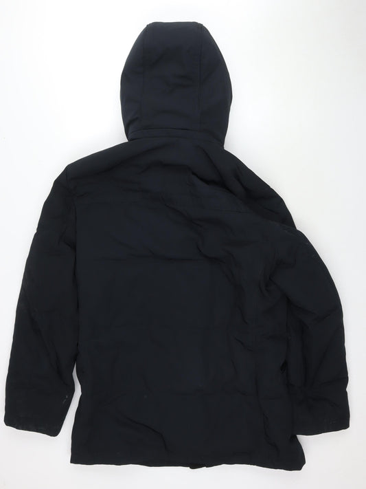 Marks and Spencer Men's Black Medium Overcoat Jacket