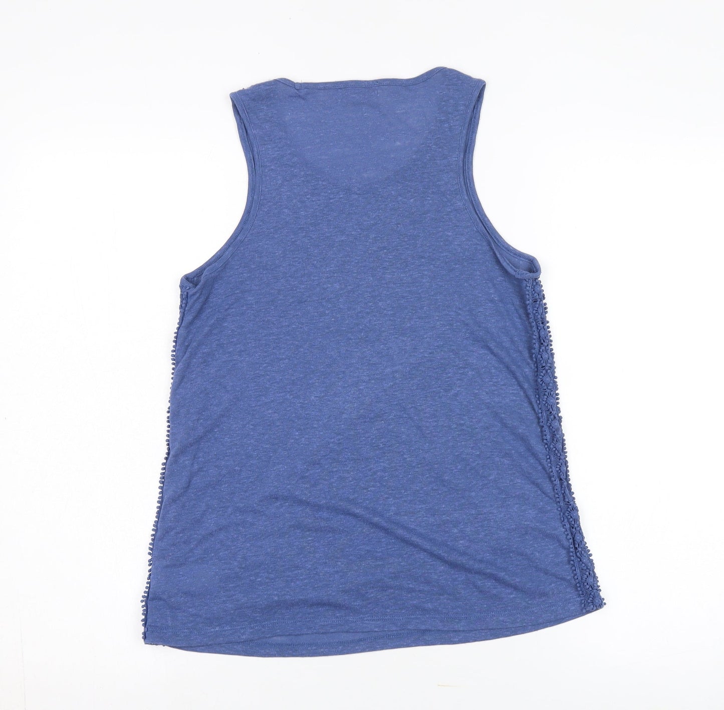 Gap Women's Blue Linen Blend Tank XS