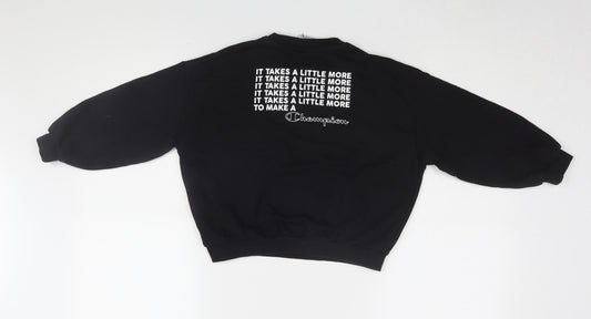 Champion Boys Black Pullover Sweatshirt 7-8 Years