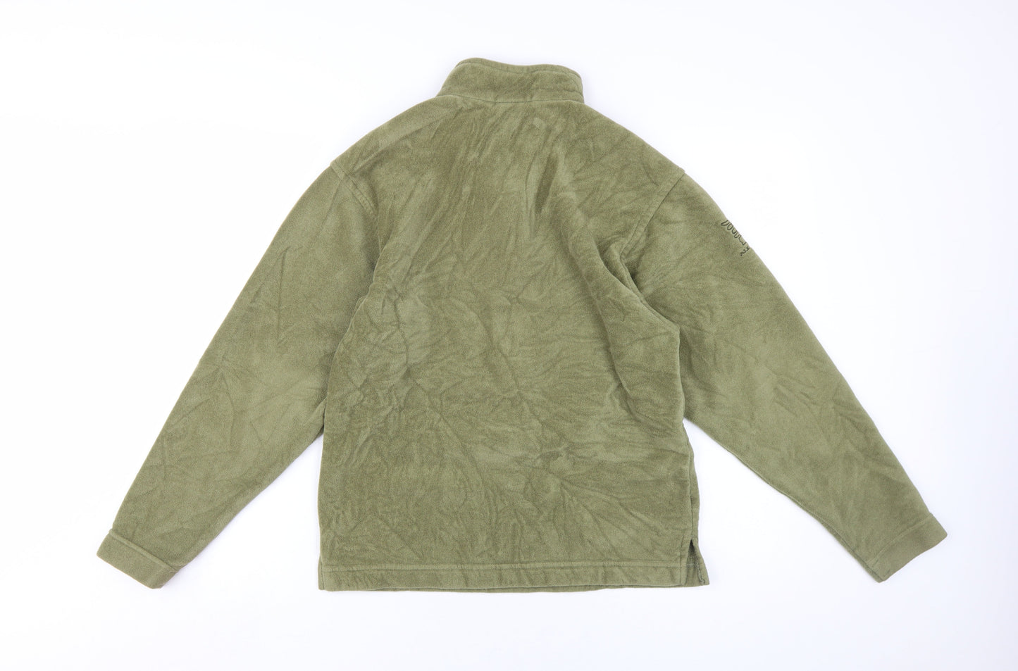Lowe Alpine Unisex Green Fleece Henley Sweatshirt S