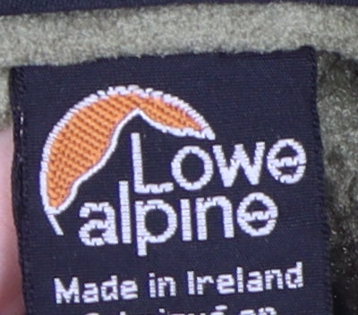Lowe Alpine Unisex Green Fleece Henley Sweatshirt S