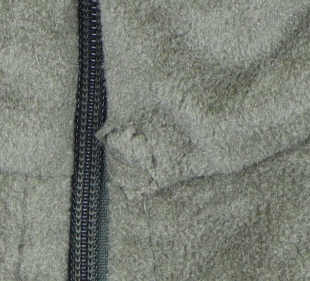 Lowe Alpine Unisex Green Fleece Henley Sweatshirt S