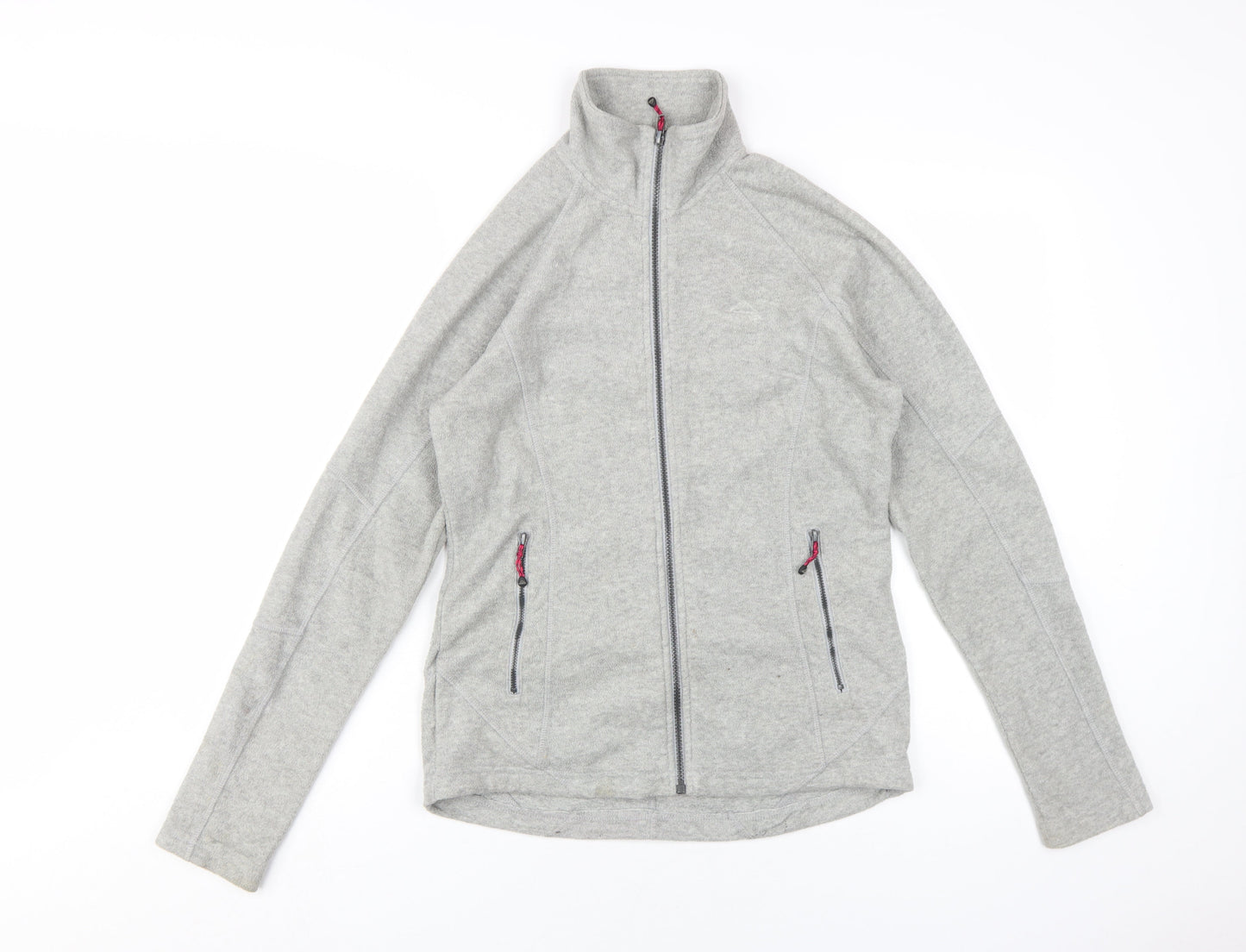 McKinley Women's Grey Basic Jacket, Size 8, Full Zip