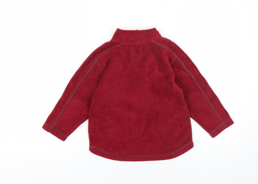 Rebel Active Boys Red 3-4 Years Fleece Sweatshirt