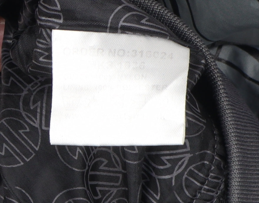 McKenzie Men's Grey Bomber Jacket, Medium, Hooded Check Style