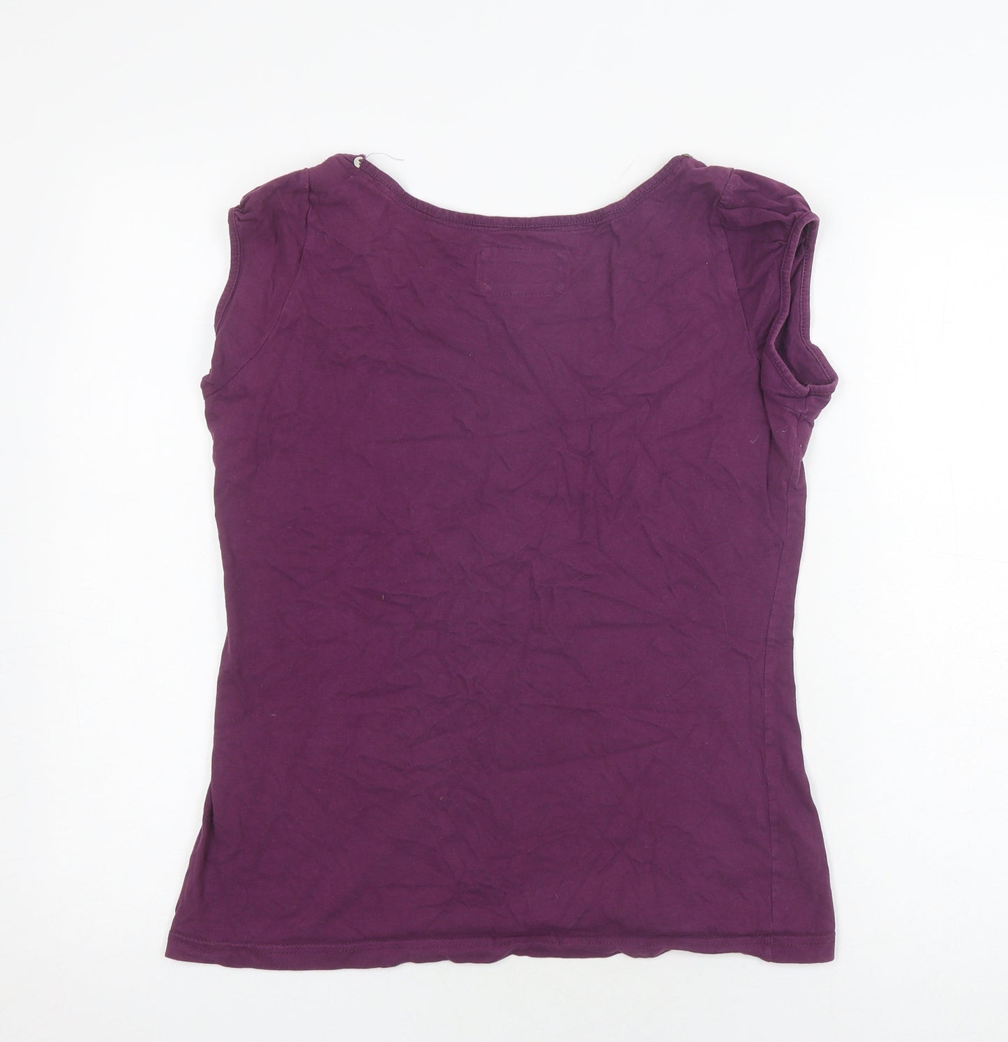 Peter Storm Women's Purple Floral Sleeveless Top Size 14