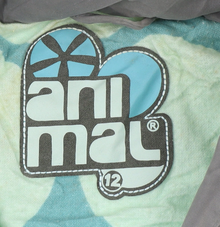 Animal Women's Grey Puffer Waistcoat Size 12