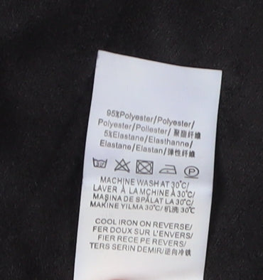 Brand and care label for Missguided Black Bodycon Dress - Women's, size 6