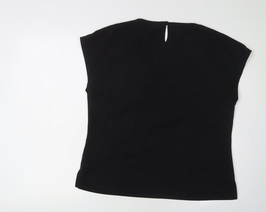 Womens UK Size 12 Windsmoor Black Polyester Blouse