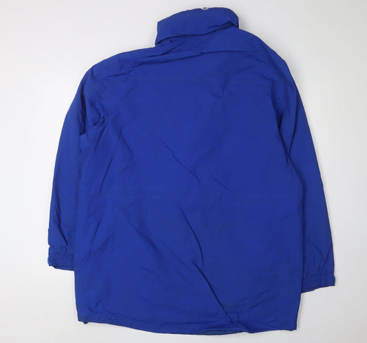 Mountain Warehouse Men's Blue Waterproof Parka Jacket L