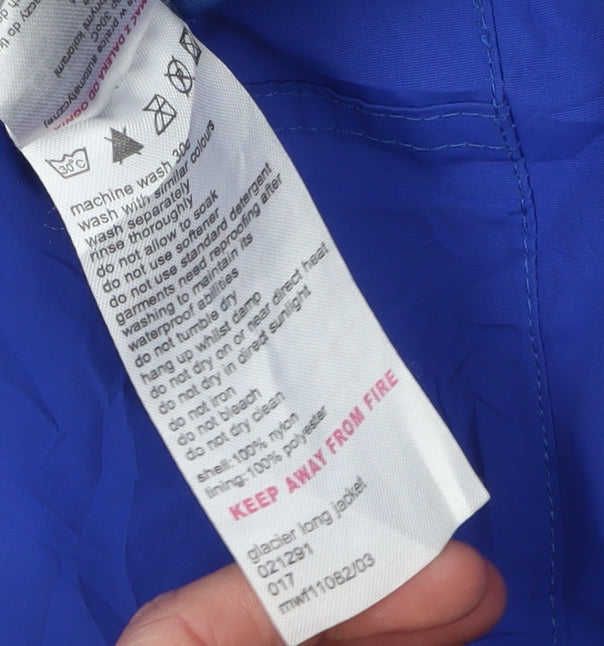 Mountain Warehouse Men's Blue Waterproof Parka Jacket L