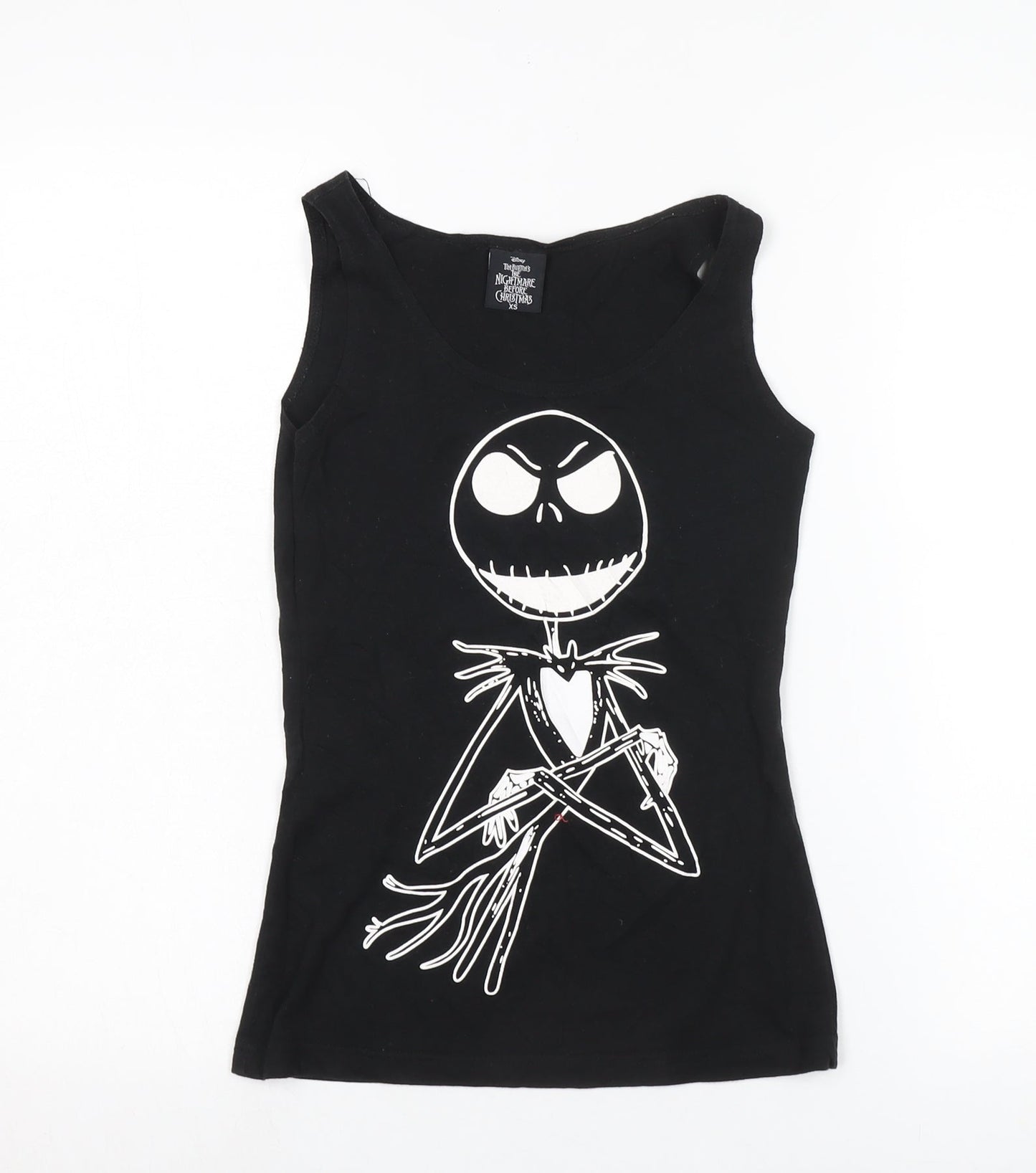 Disney Women’s Black XS Nightmare Tank Top