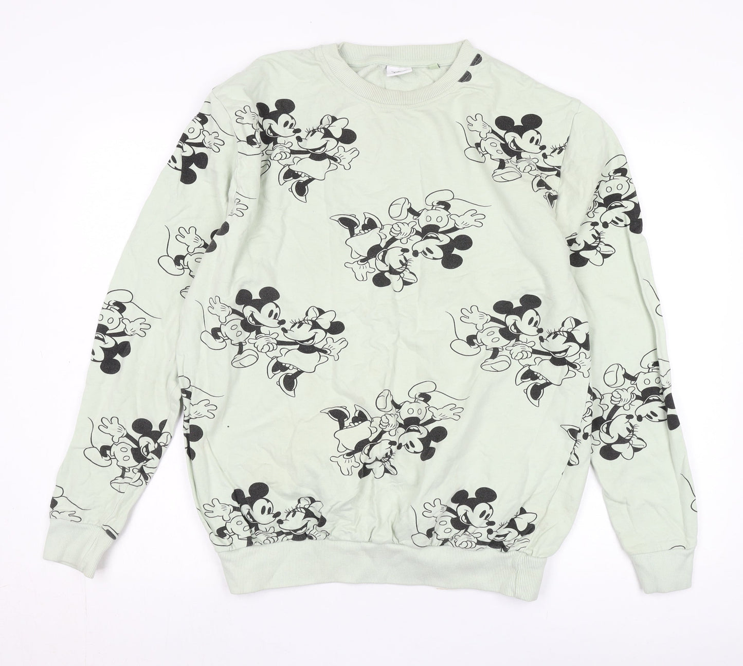 Disney Unisex Ivory L Cartoon Graphic Pullover Sweatshirt