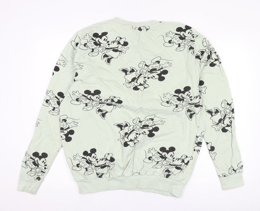 Disney Unisex Ivory L Cartoon Graphic Pullover Sweatshirt