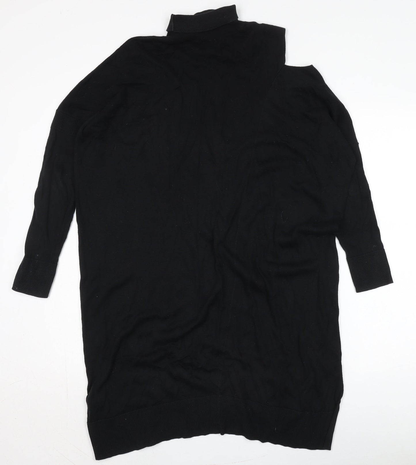 AllSaints Women's Black Knit Shift Dress S