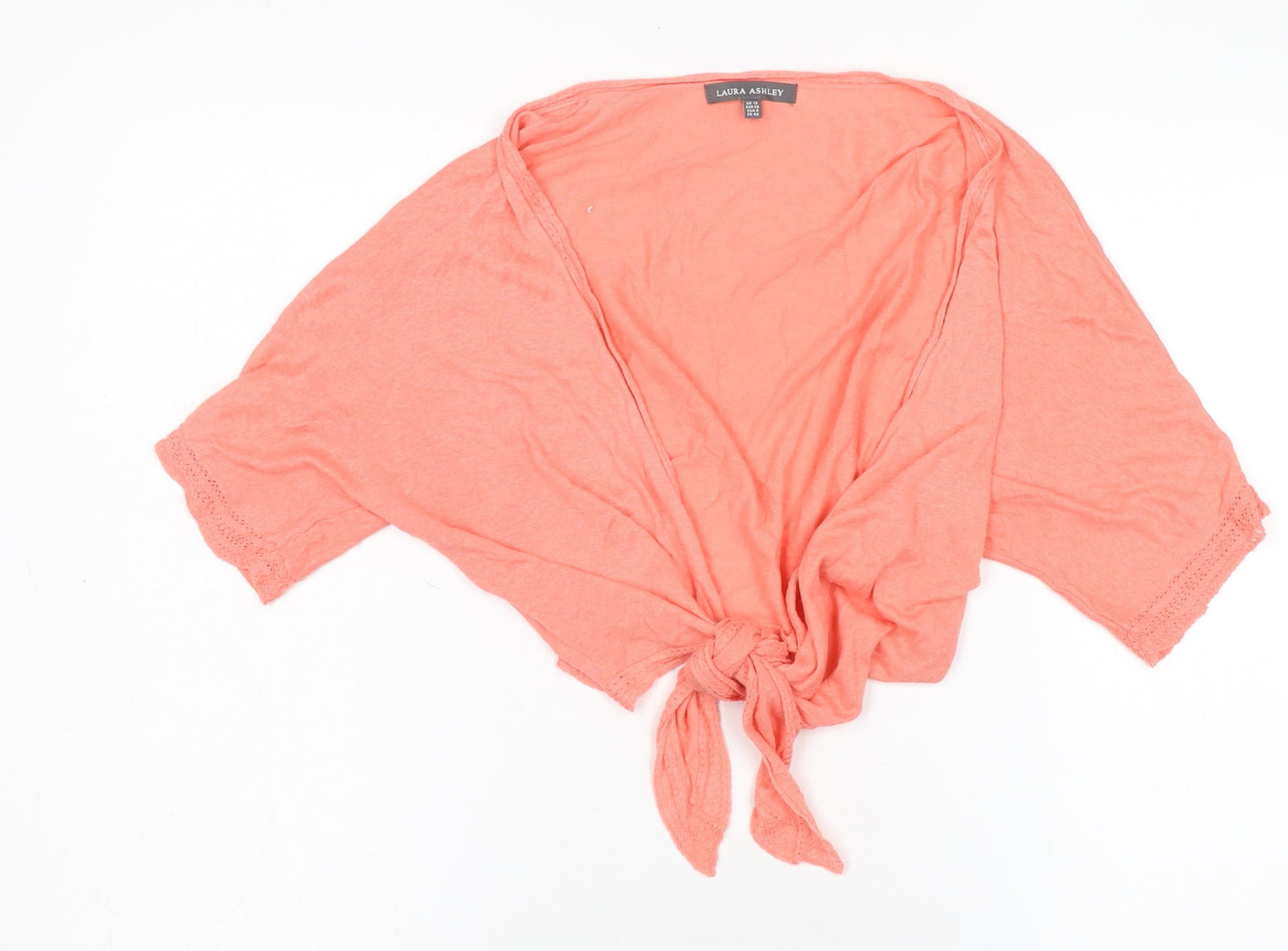Laura Ashley Women's Pink Shrug, Size 12, Summer Knit