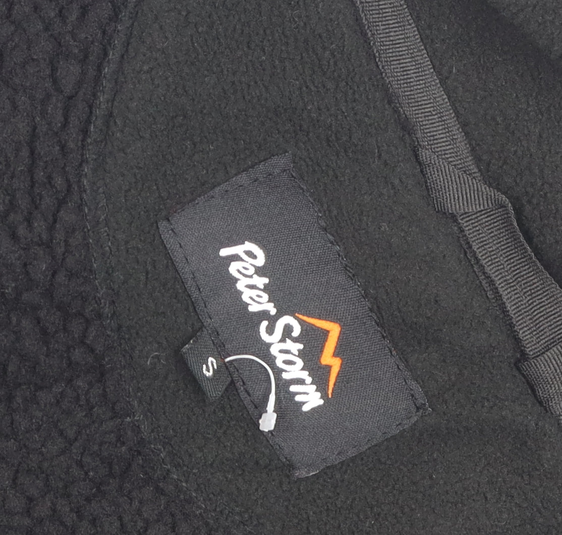 Peter Storm Men's Black Polyester Jacket S Logo