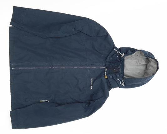 Trespass Men's Blue M Rain Coat Jacket with Hood