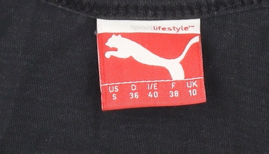 Puma Women's Black Cotton Tank Top Size 10