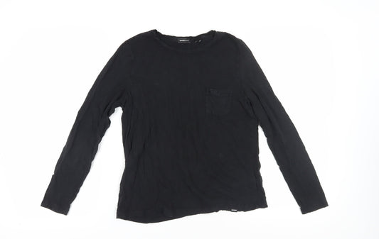 Superdry Women's Black Long Sleeve Jersey T-Shirt