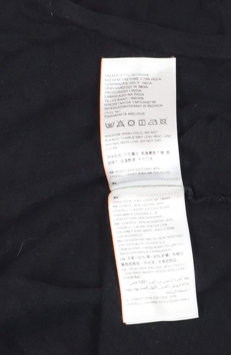 Superdry Women's Black Long Sleeve Jersey T-Shirt