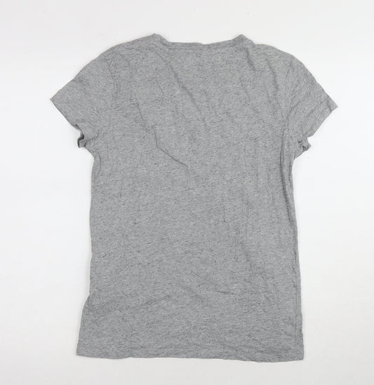 Levi's Grey Unisex T-Shirt, S, Casual Crew Neck