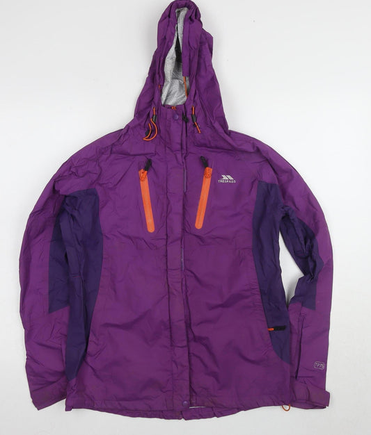 Trespass Women's Purple Waterproof Parka Jacket Size S