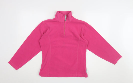 Trespass Women's Pink Fleece Pullover Hoodie Size 14